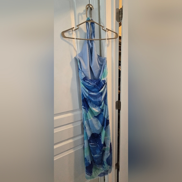 Lulu's Mock Neck Halter Dress - Picture 4 of 7